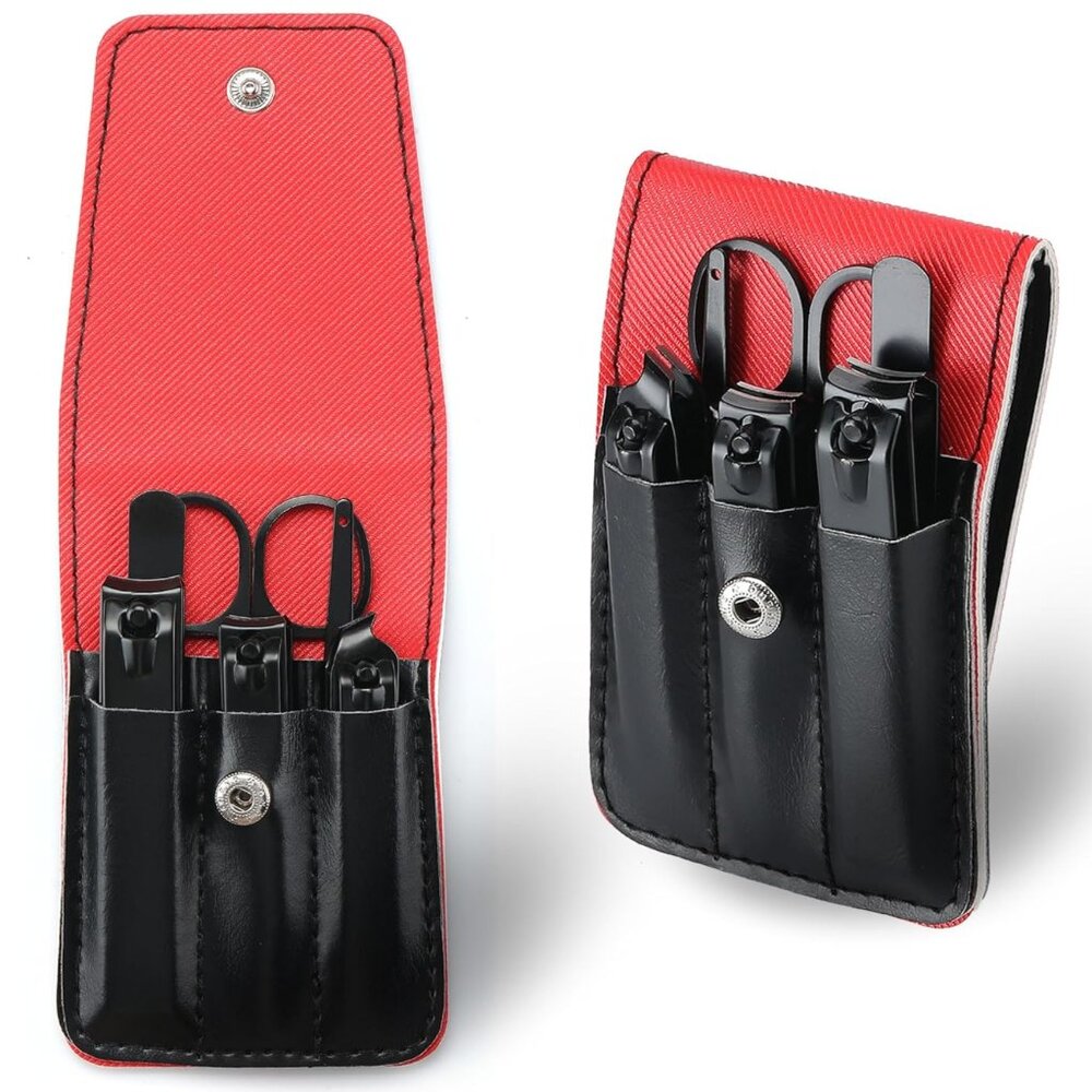 Men's Nail Clipper Manicure Pedicure Set 6 Pcs Set Kit NEW
